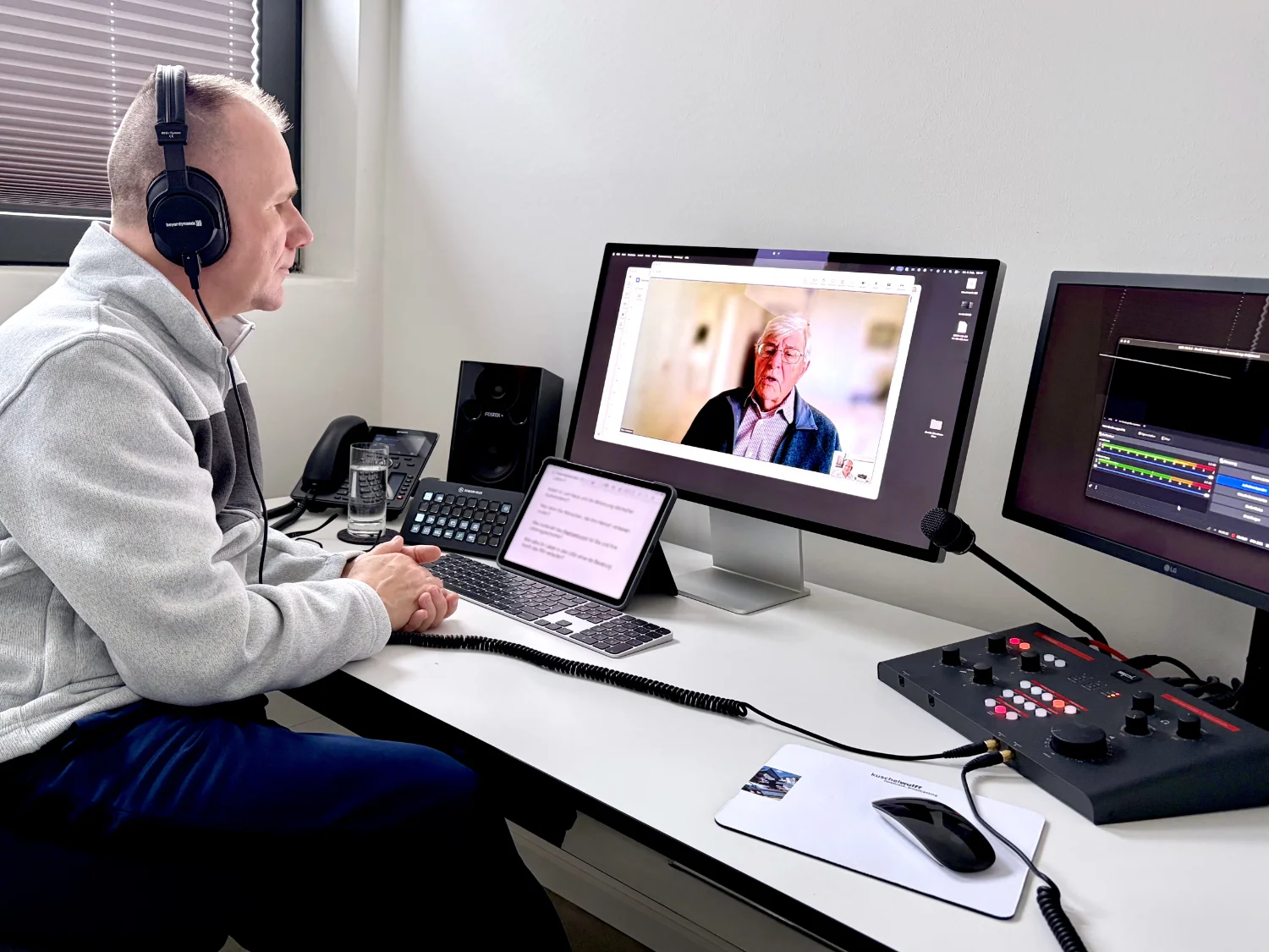 Hans Jochen Hoffmann im Gespr&auml;ch mit Martin Wulff